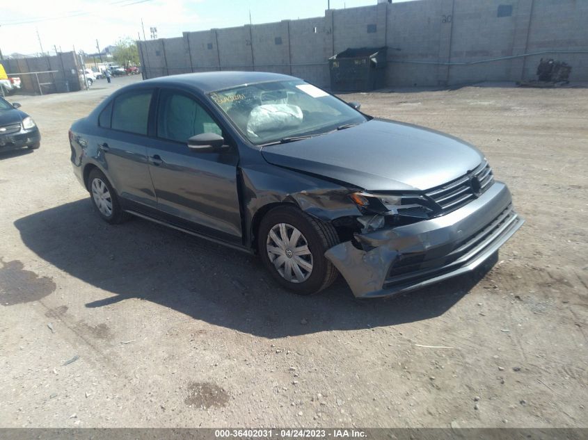 2015 VOLKSWAGEN JETTA SEDAN 2.0L S - 3VW2K7AJ1FM304556