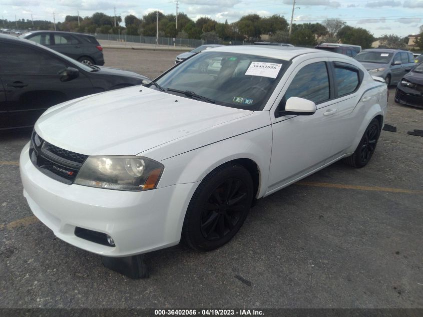 2013 DODGE AVENGER SXT - 1C3CDZCB5DN746220