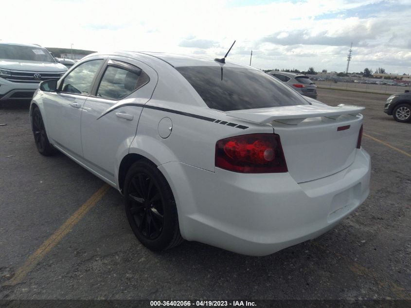 2013 DODGE AVENGER SXT - 1C3CDZCB5DN746220