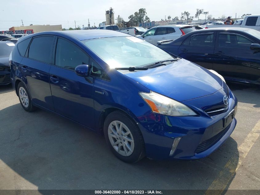 2013 TOYOTA PRIUS V TWO/THREE/FIVE - JTDZN3EU8D3280437