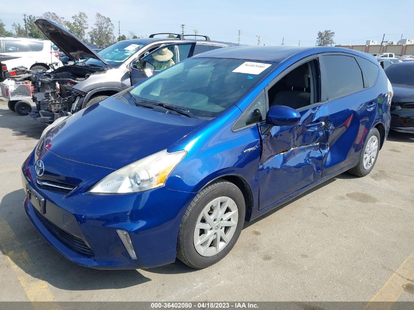2013 TOYOTA PRIUS V TWO/THREE/FIVE - JTDZN3EU8D3280437