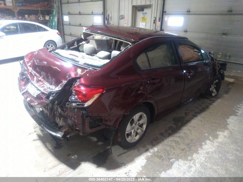 2013 HONDA CIVIC SDN LX - 19XFB2F53DE039651