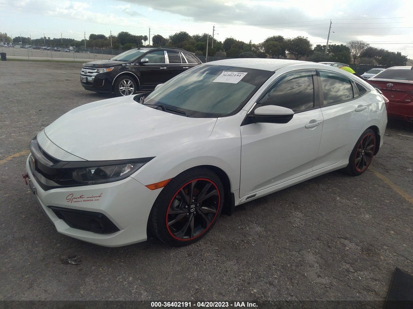 VIN 2HGFC2F87LH564689 2020 HONDA CIVIC SEDAN SPORT