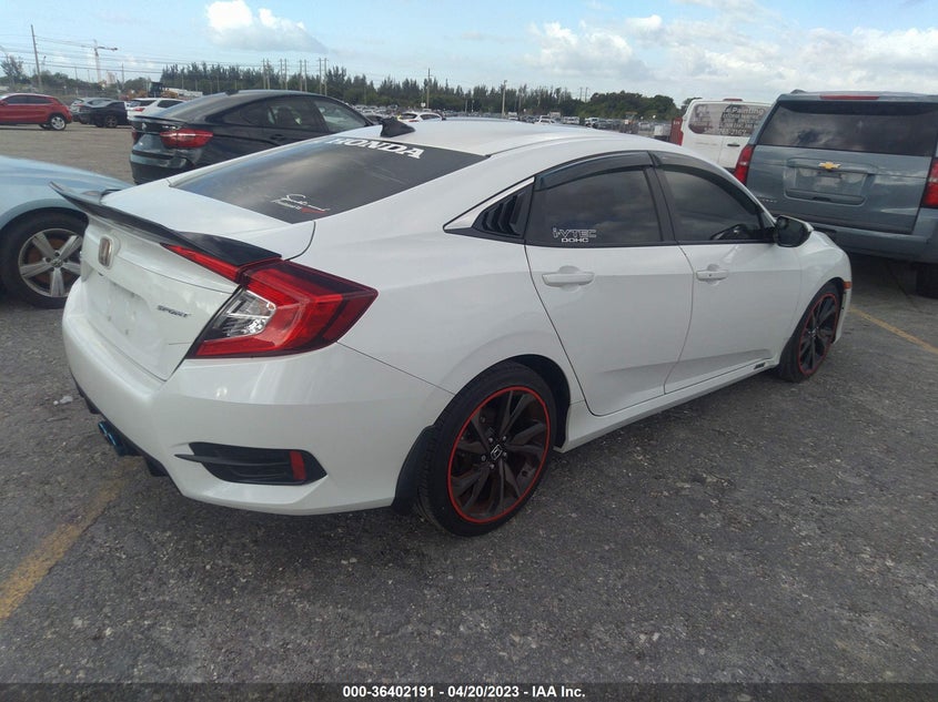 VIN 2HGFC2F87LH564689 2020 HONDA CIVIC SEDAN SPORT