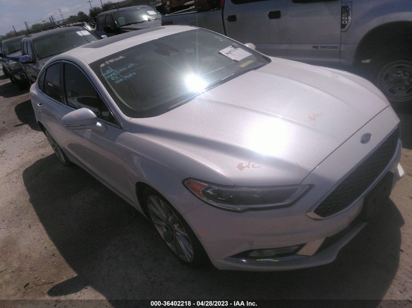 2017 FORD FUSION TITANIUM/PLATINUM - 3FA6P0K91HR397897