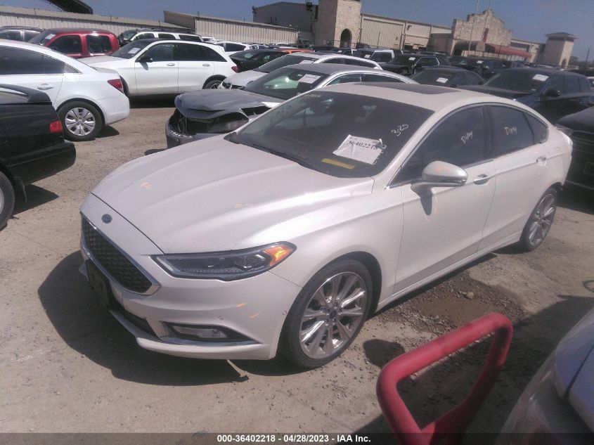 2017 FORD FUSION TITANIUM/PLATINUM - 3FA6P0K91HR397897