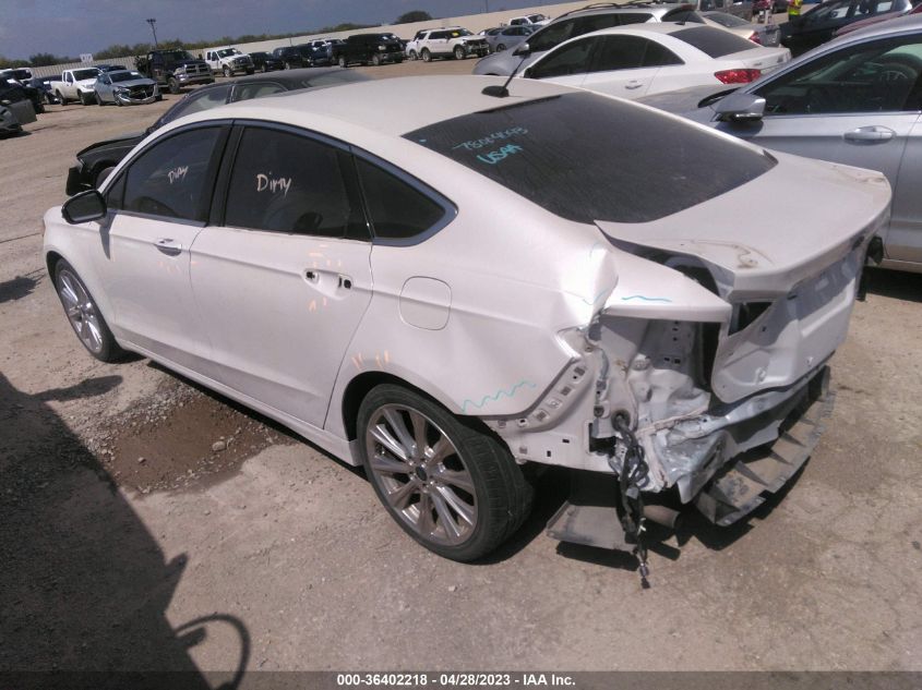 2017 FORD FUSION TITANIUM/PLATINUM - 3FA6P0K91HR397897