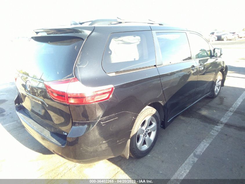 2019 TOYOTA SIENNA LE - 5TDKZ3DC9KS020218