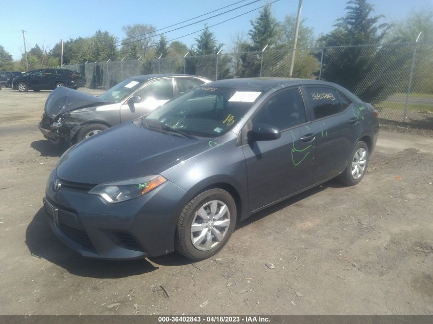 2014 TOYOTA COROLLA L/LE/S/S PLUS/LE PLUS - 2T1BURHEXEC042111