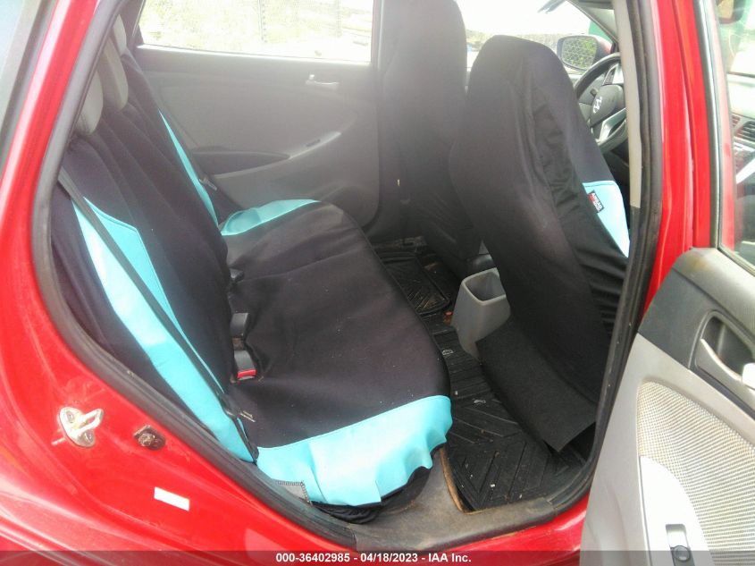 2013 HYUNDAI ACCENT GS - KMHCT5AE8DU068388