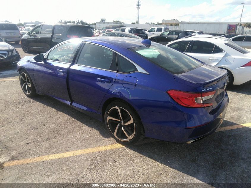 2018 HONDA ACCORD SEDAN SPORT 1.5T - 1HGCV1F36JA053255