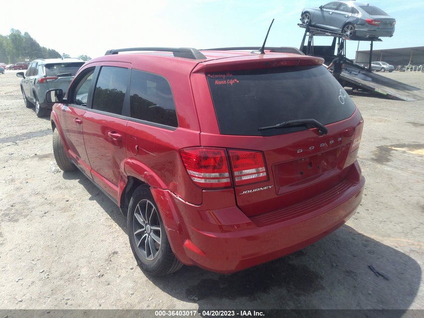 VIN 3C4PDCAB3JT274060 2018 DODGE JOURNEY SE
