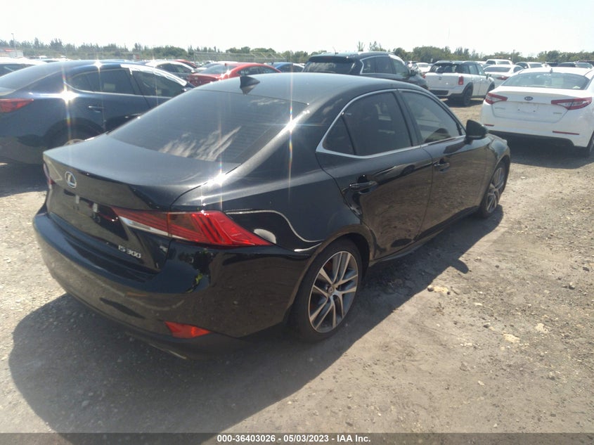 VIN JTHBA1D2XK5086400 2019 LEXUS IS IS 300