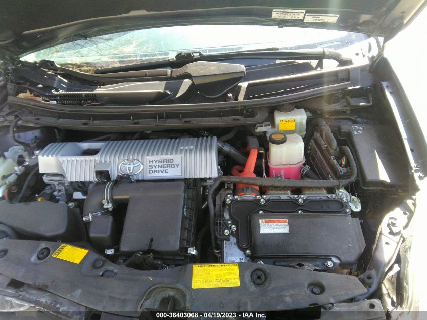 2013 TOYOTA PRIUS ONE/TWO/THREE/FOUR/FIVE - JTDKN3DUXD5575742