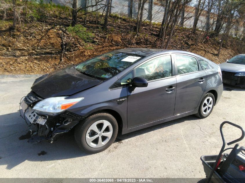 2013 TOYOTA PRIUS ONE/TWO/THREE/FOUR/FIVE - JTDKN3DUXD5575742