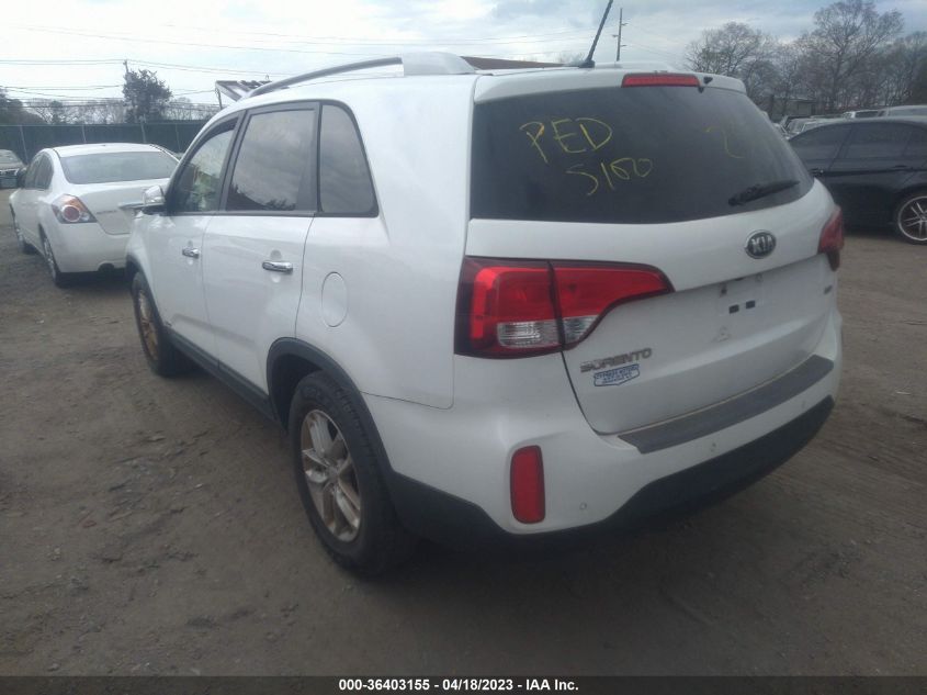 2014 KIA SORENTO LX - 5XYKTCA65EG543964