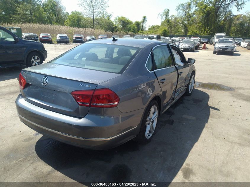 2013 VOLKSWAGEN PASSAT TDI SEL PREMIUM - 1VWCN7A36DC047177