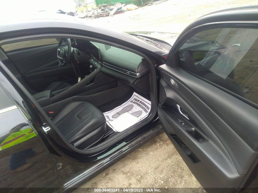 2022 HYUNDAI ELANTRA HYBRID LIMITED KMHLN4AJXNU014173