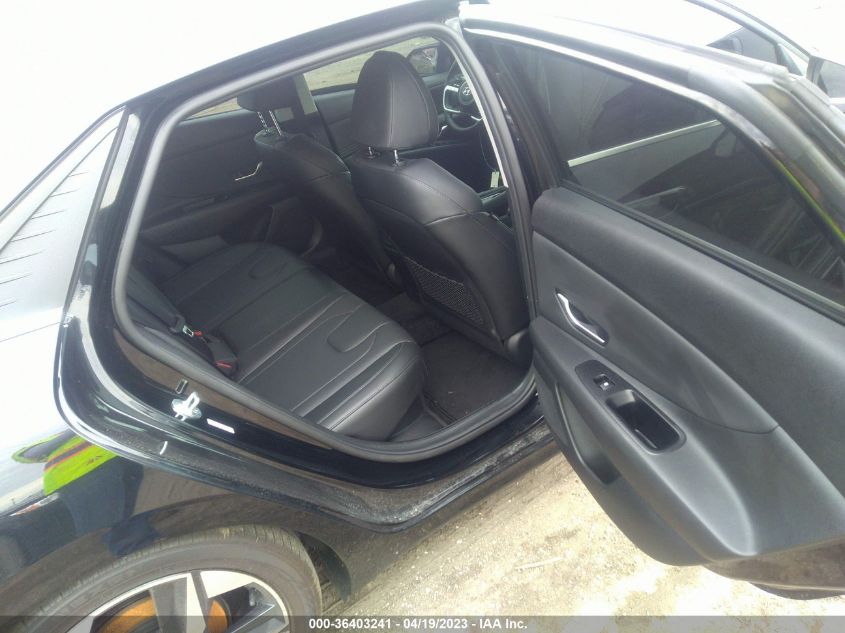 2022 HYUNDAI ELANTRA HYBRID LIMITED KMHLN4AJXNU014173