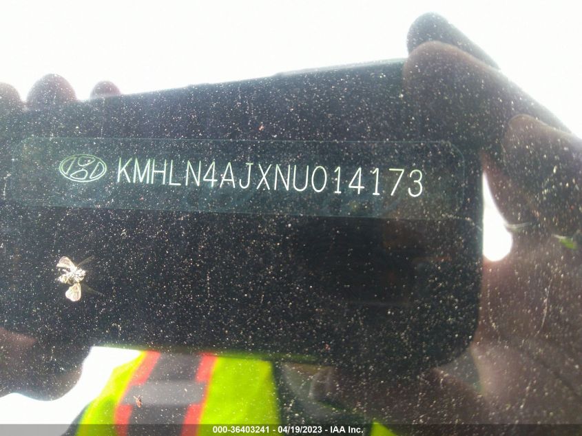 2022 HYUNDAI ELANTRA HYBRID LIMITED KMHLN4AJXNU014173