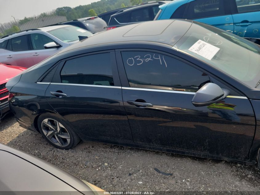 2022 HYUNDAI ELANTRA HYBRID LIMITED KMHLN4AJXNU014173