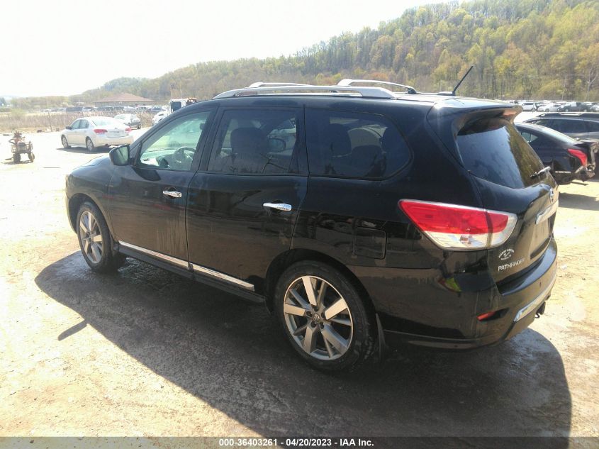 2013 NISSAN PATHFINDER PLATINUM - 5N1AR2MM9DC629937