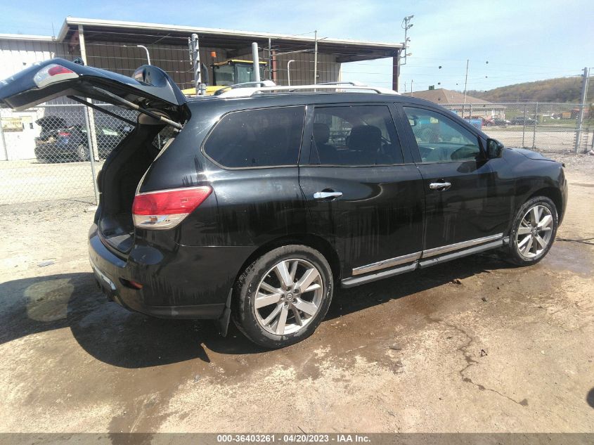 2013 NISSAN PATHFINDER PLATINUM - 5N1AR2MM9DC629937