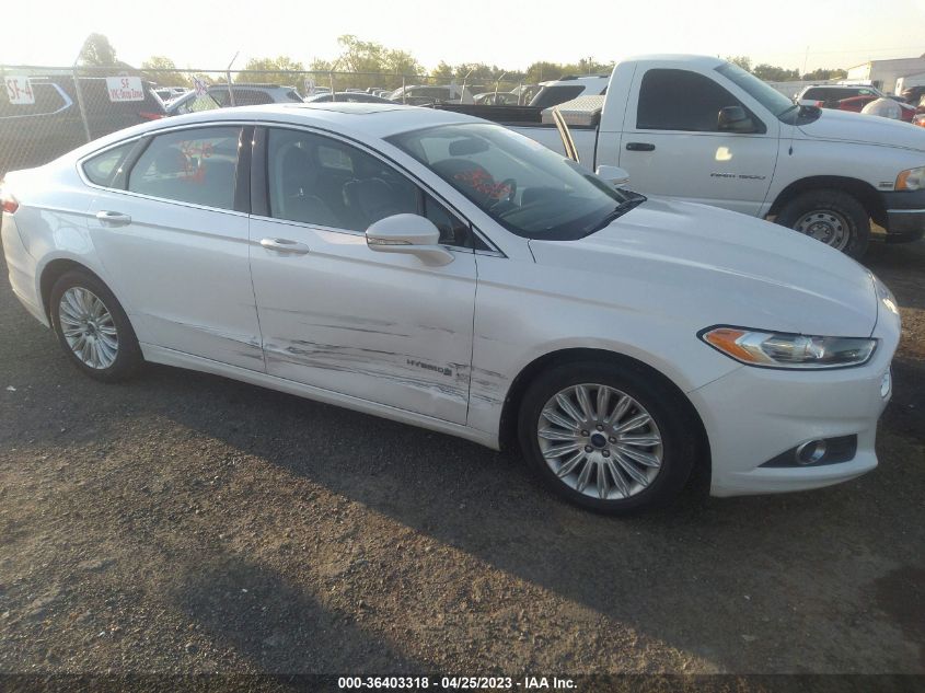 2013 FORD FUSION SE HYBRID - 3FA6P0LU9DR319249