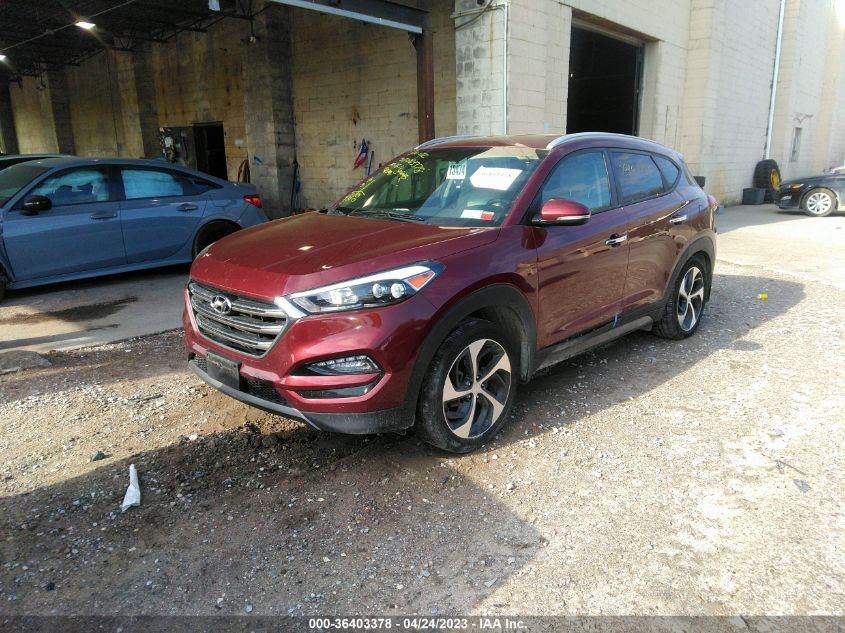 2016 HYUNDAI TUCSON LIMITED - KM8J3CA23GU048670
