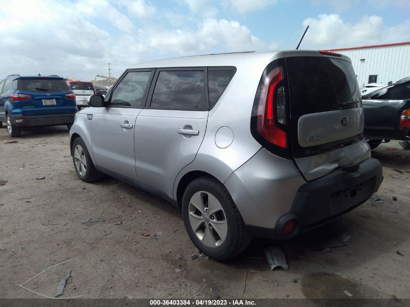 2015 KIA SOUL BASE - KNDJN2A25F7775993