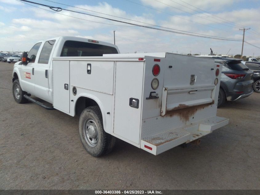2015 FORD SUPER DUTY F-250 SRW LARIAT/PLATINUM - 1FT7W2B66FEA46129