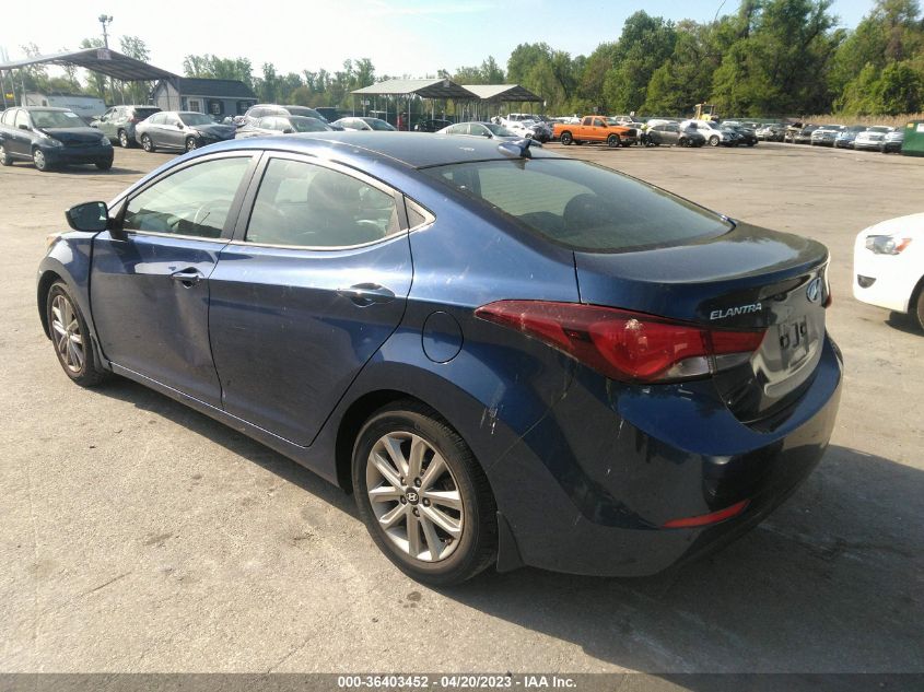 2016 HYUNDAI ELANTRA SE - 5NPDH4AE3GH705304