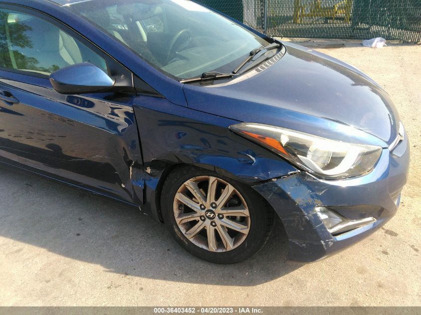 2016 HYUNDAI ELANTRA SE - 5NPDH4AE3GH705304