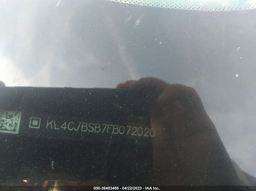 2015 BUICK ENCORE CONVENIENCE - KL4CJBSB7FB072020