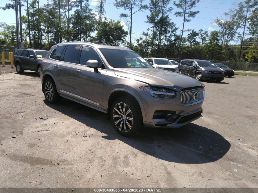 YV4BR0CLXN1782472 VOLVO XC90 RECHARGE INSCRIPTION 2022