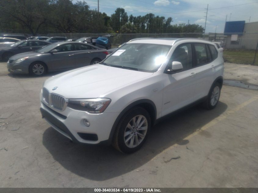 2016 BMW X3 SDRIVE28I - 5UXWZ7C52G0R31530