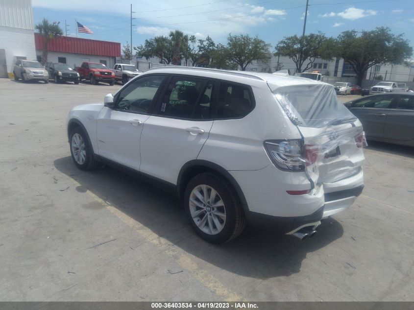 2016 BMW X3 SDRIVE28I - 5UXWZ7C52G0R31530