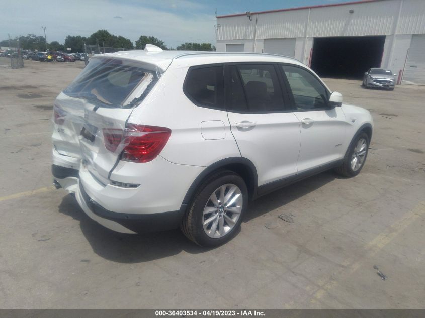 2016 BMW X3 SDRIVE28I - 5UXWZ7C52G0R31530