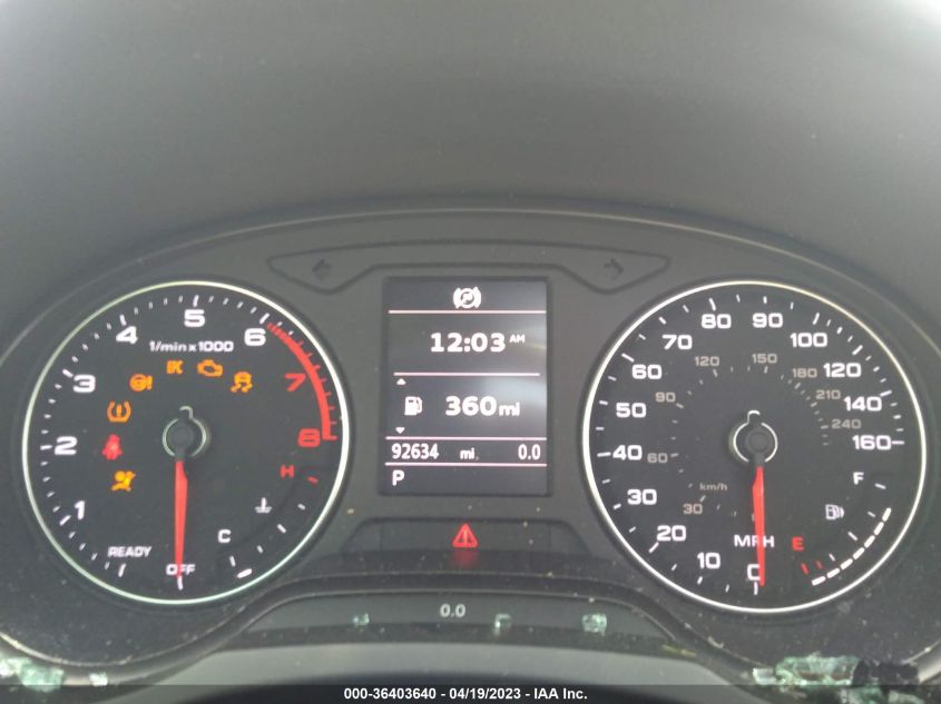 2017 AUDI A3 SEDAN PREMIUM - WAUB8GFF3H1043840