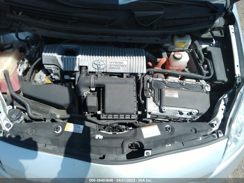 2014 TOYOTA PRIUS FOUR/FIVE/THREE/ONE/TWO - JTDKN3DU1E0384581