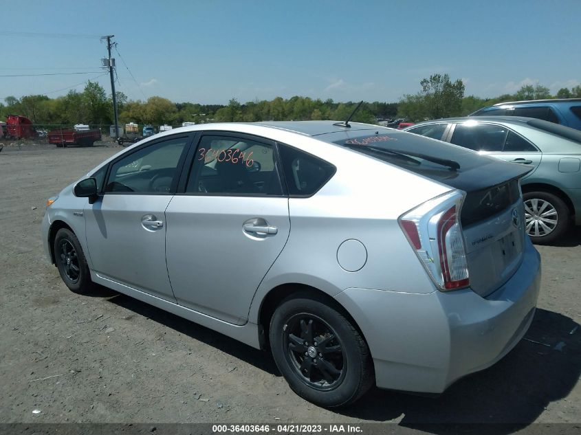 2014 TOYOTA PRIUS FOUR/FIVE/THREE/ONE/TWO - JTDKN3DU1E0384581