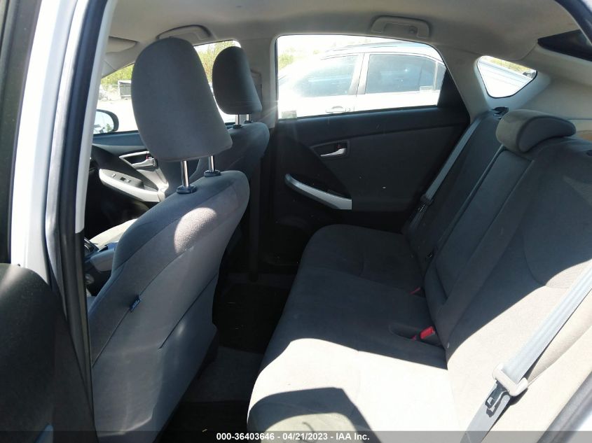 2014 TOYOTA PRIUS FOUR/FIVE/THREE/ONE/TWO - JTDKN3DU1E0384581