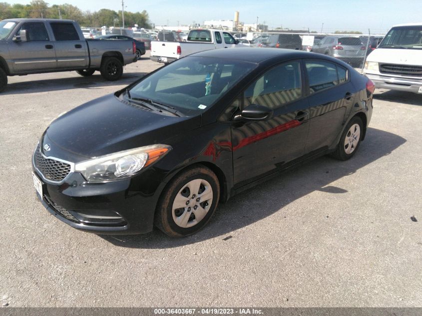 2015 KIA FORTE LX - KNAFK4A60F5367472