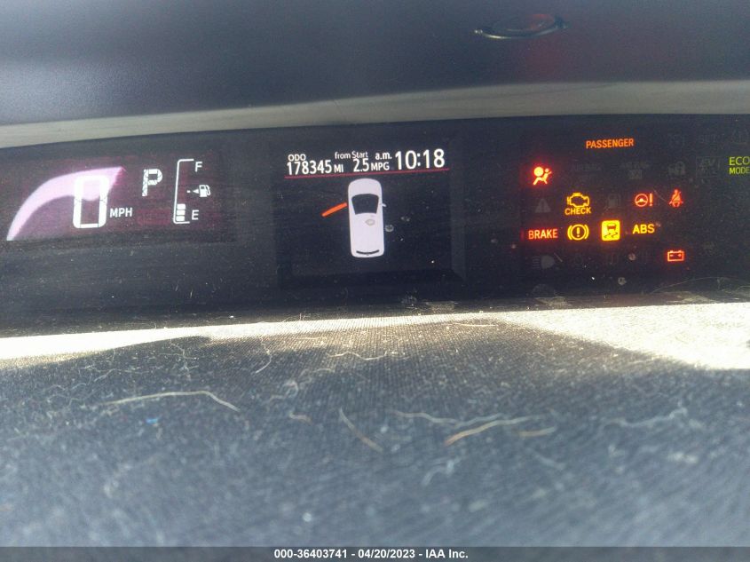 2015 TOYOTA PRIUS C ONE/TWO/THREE/FOUR - JTDKDTB33F1106919