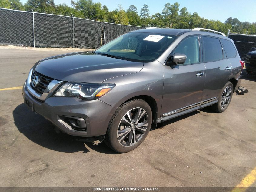 2017 NISSAN PATHFINDER PLATINUM - 5N1DR2MM0HC910740