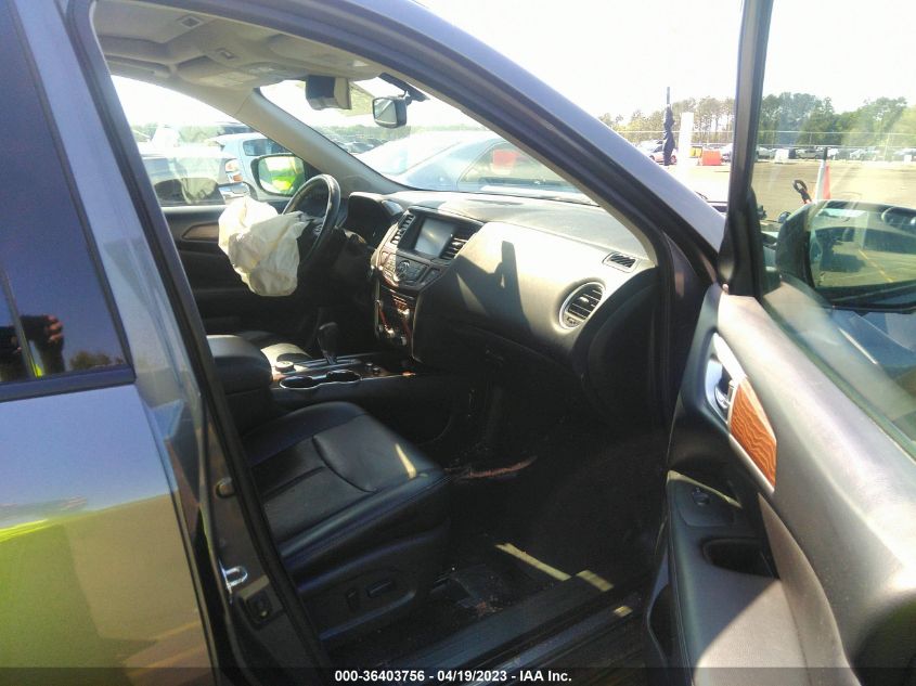 2017 NISSAN PATHFINDER PLATINUM - 5N1DR2MM0HC910740