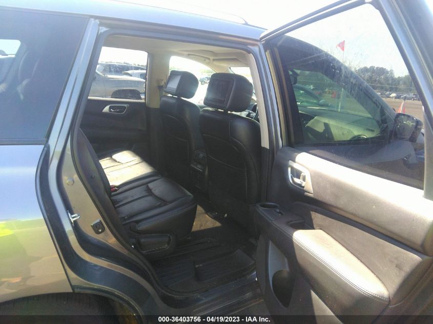 2017 NISSAN PATHFINDER PLATINUM - 5N1DR2MM0HC910740