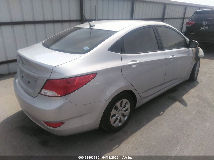 2016 HYUNDAI ACCENT SE - KMHCT4AE2GU982148