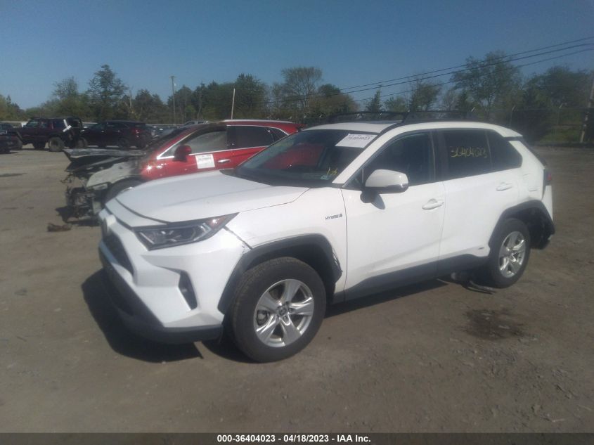 2021 TOYOTA RAV4 HYBRID XLE - 4T3RWRFV6MU031672