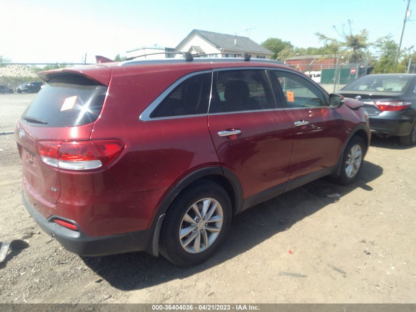 2016 KIA SORENTO LX - 5XYPG4A51GG175745